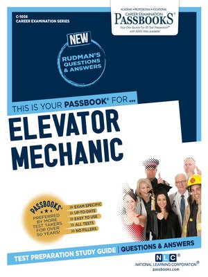 cover image of Elevator Mechanic